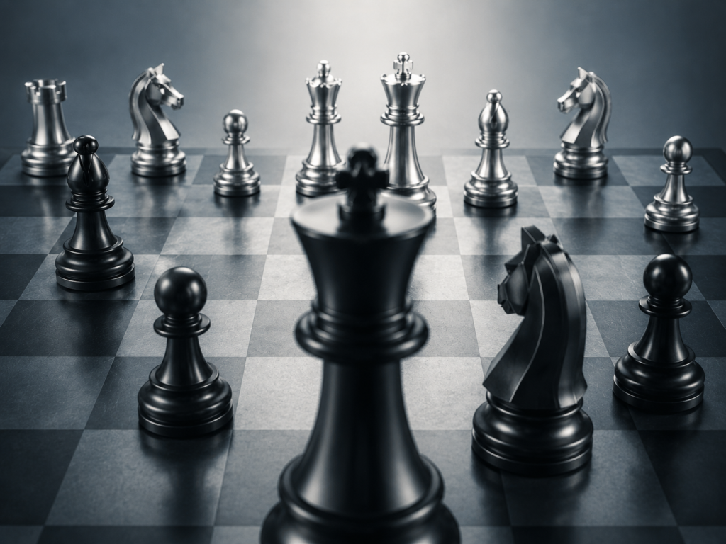 Strategy is like a chess game
