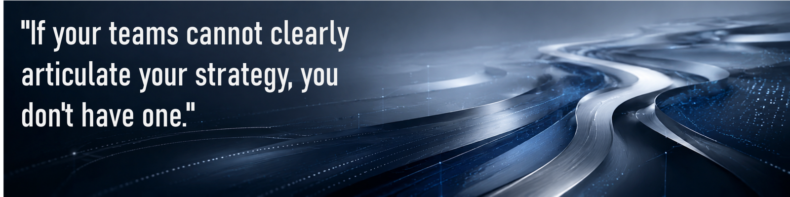 Quote graphic: a missing market position is the root cause behind stalled growth